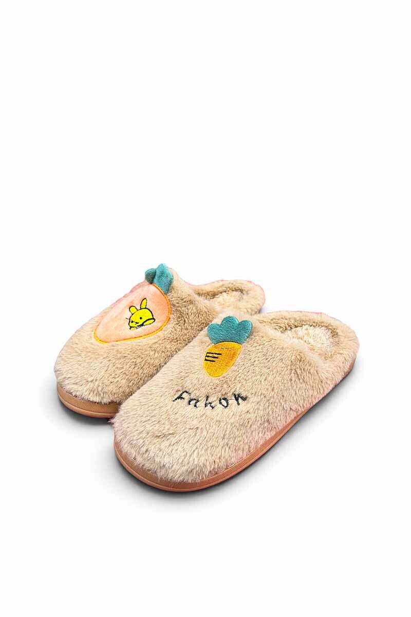 PANTUFLA PELUDITA Beige