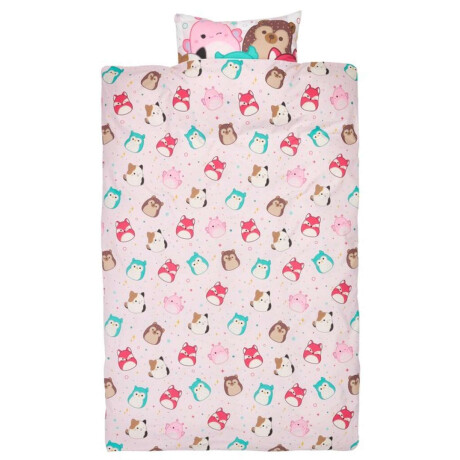 Juego Funda Nordica Squishmallows 155X220 Rosa