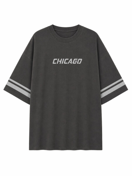REMERA SKY II GRIS OSCURO