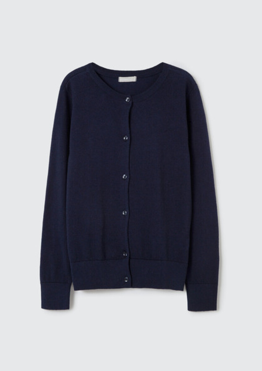 CARDIGAN FEM - AZUL MARINO 