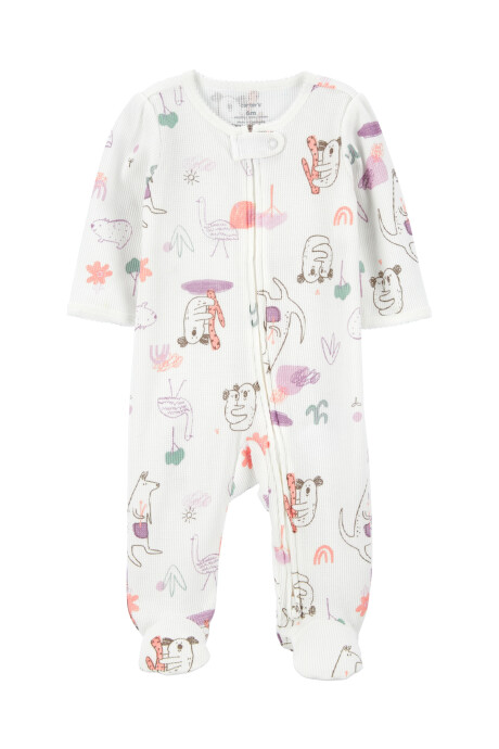 Pijama una pieza de algodón térmico, con pie, diseño koala Pijama una pieza de algodón térmico, con pie, diseño koala