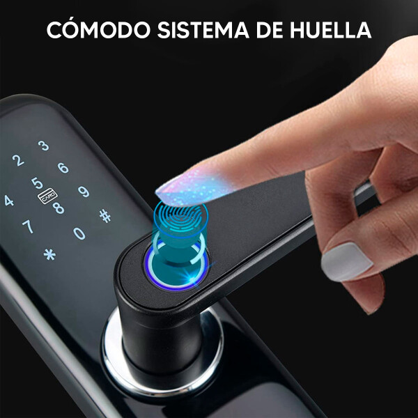 Cerradura Inteligente Wifi Lector Huella Tuya Smart TUYA SMART CERRADURA PUERTA SM-HR01