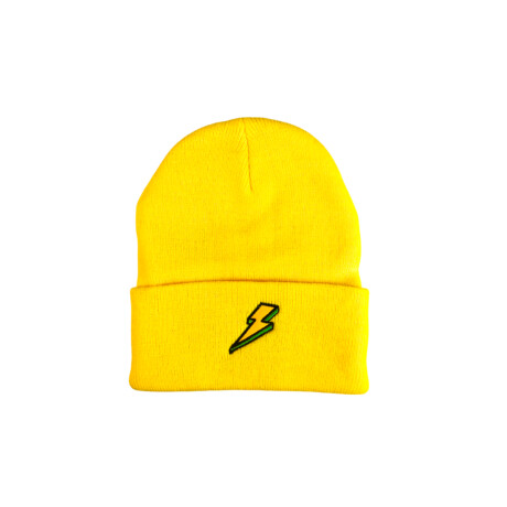 Gorro De Lana Rayito Amarillo