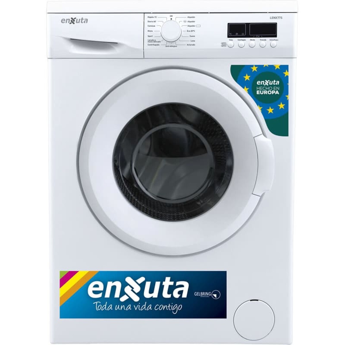 Lavarropa Automático Carga Frontal 7 kg - Blanco - Turquía - 