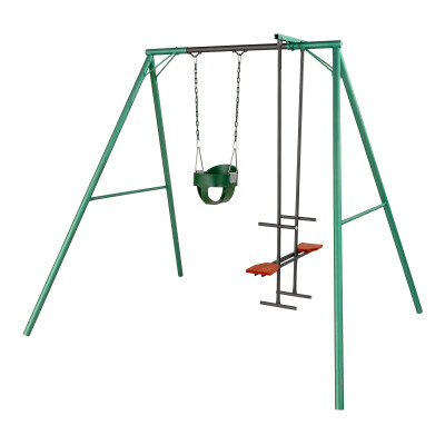 Hamaca de Plaza con caballito y hamacas de bebé, altura 2,15 mts Hamaca de Plaza con caballito y hamacas de bebé, altura 2,15 mts