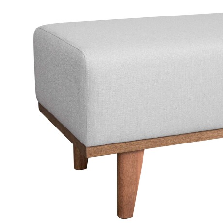 PIE DE CAMA MADERA GRIS BURDEOS