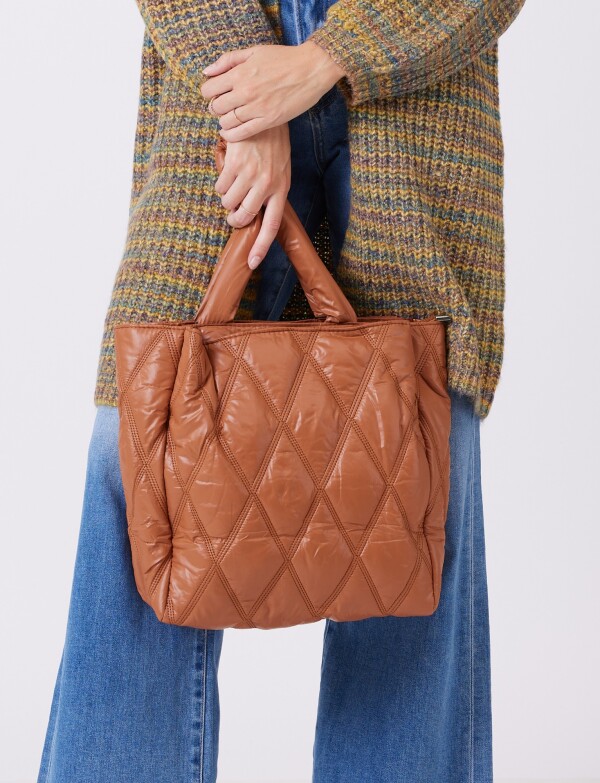 Cartera Capitoneada TERRACOTA