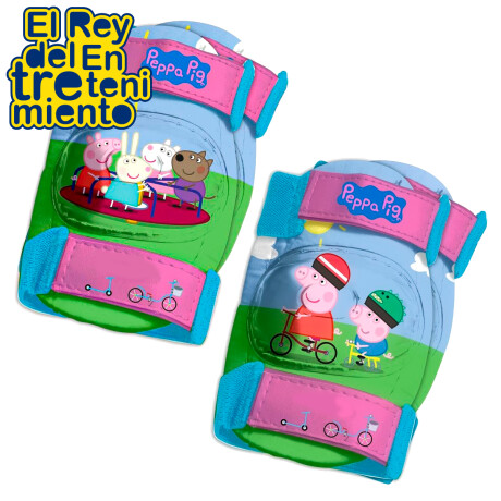 Protecciones Peppa Pig Casco Rodillera Codera- Patin Protecciones Peppa Pig Casco Rodillera Codera- Patin