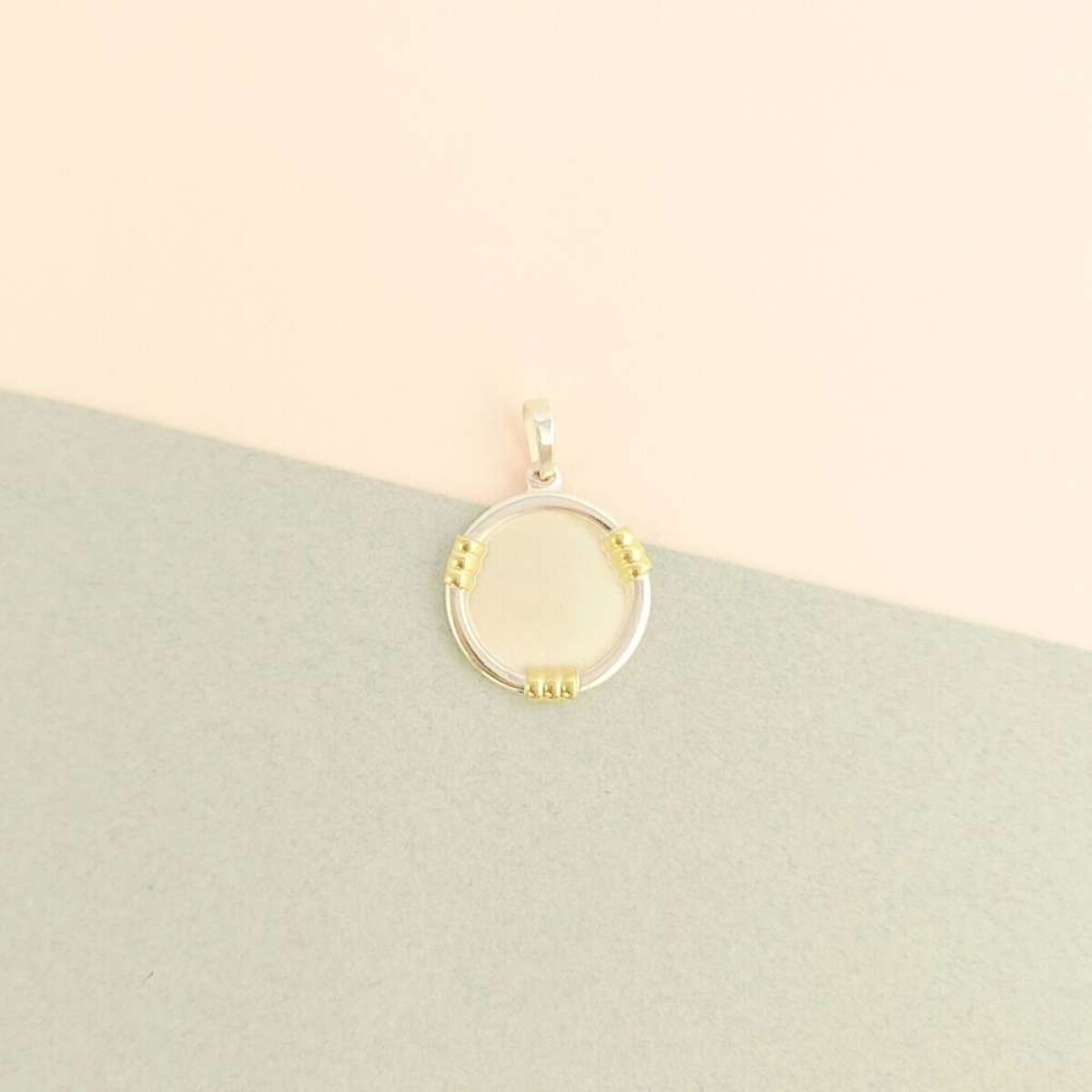 Medalla de Plata 925 y double en Oro - 18 Ktes 