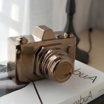 CAMARA DECORATIVA 15x13x11CM DORADO CAMARA DECORATIVA 15x13x11CM DORADO