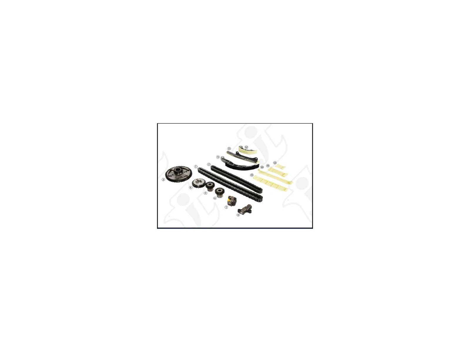 Kit Cadena Distribución Con Engranaje 