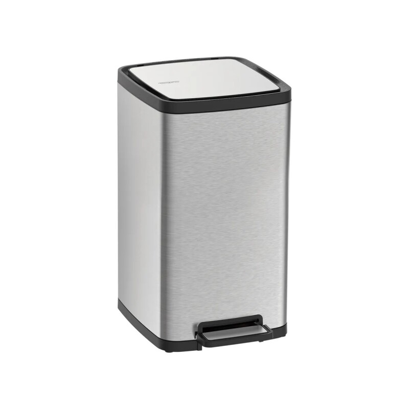 BASURERO DE ACERO INOXIDABLE 15lts - TAPA CON CIERRE SUAVE - TRAMONTINA - 94544/415 BASURERO DE ACERO INOXIDABLE 15lts - TAPA CON CIERRE SUAVE - TRAMONTINA - 94544/415
