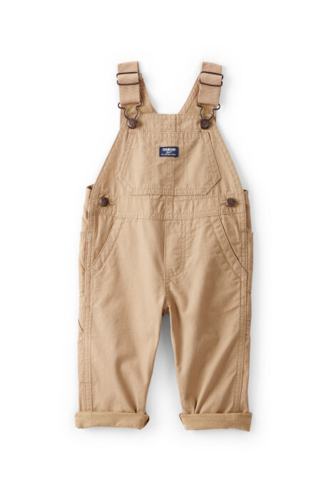 Enterito de algodón resistente, beige. Talles 3-24M Sin color