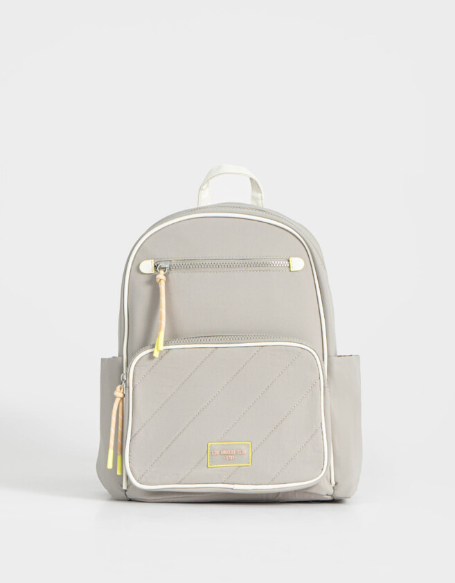 Mochilas Urbanas Mochila Multipocket Urbana - Gris Claro