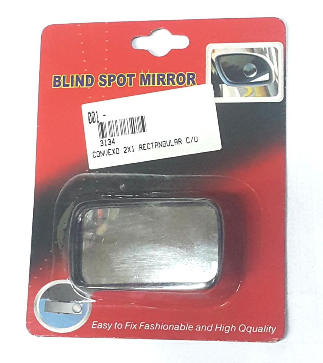 ESPEJO - AUXILIAR ADHESIVO RECTANGULAR 5X2.5CM BLISTER X1 - 