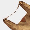 Bolso The Shopping En Cuero Graneado Metalizado Metalizado