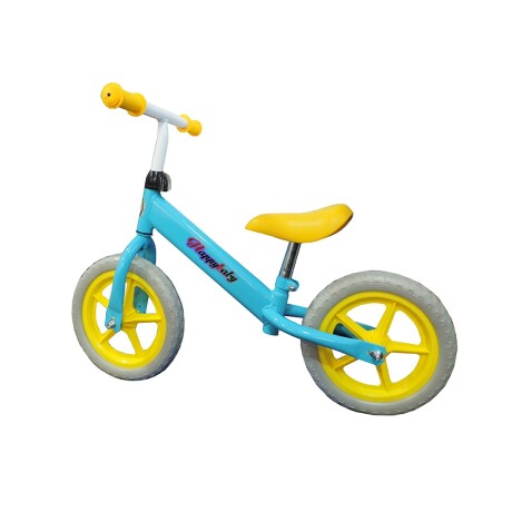 Bicicleta Infantil sin Pedales Happy Baby CELESTE-AMARILLO