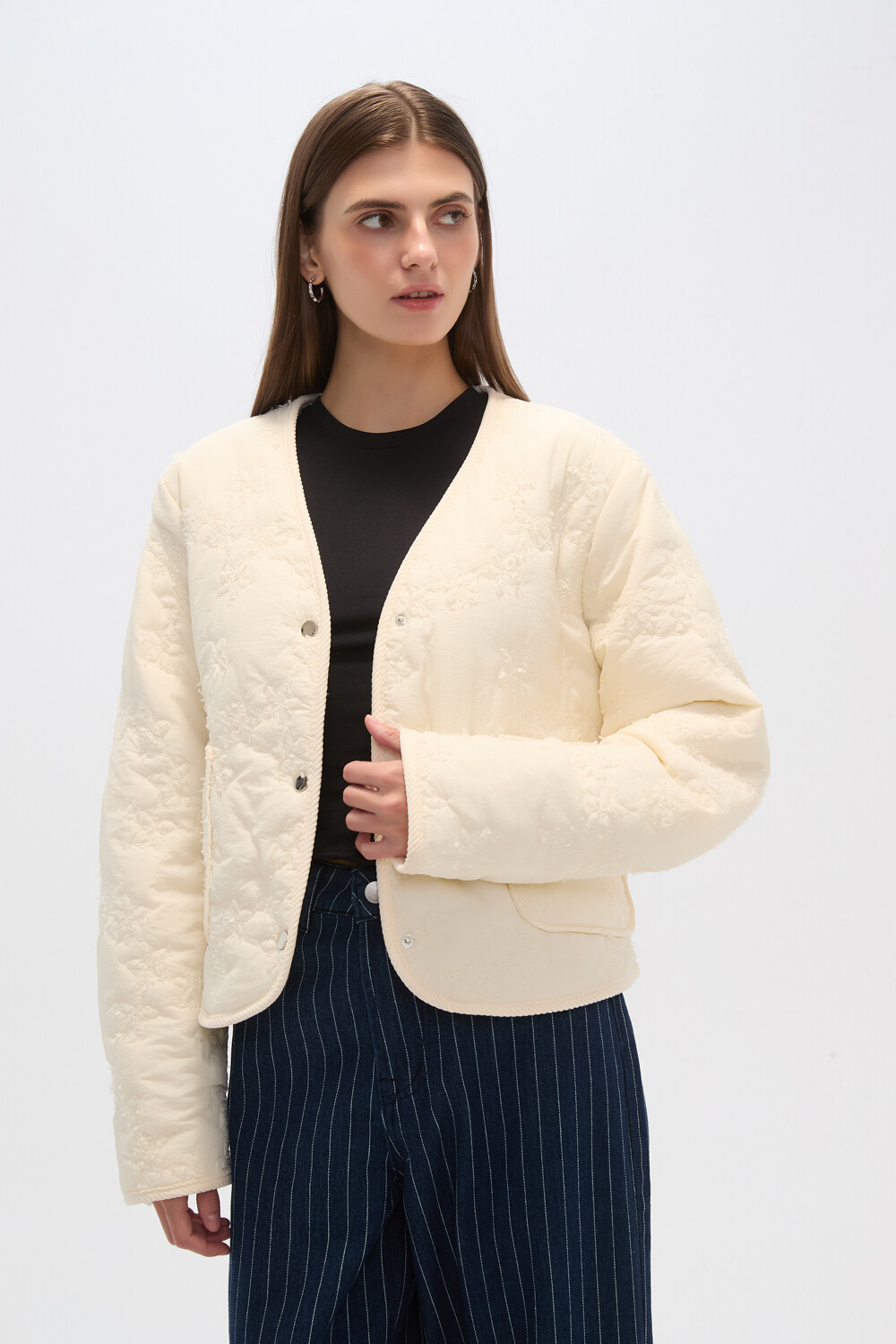 Campera Fluffy Marfil / Off White
