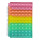Cuaderno Espiral Pop It Real 16x14cm Varios Colores Arcoiris