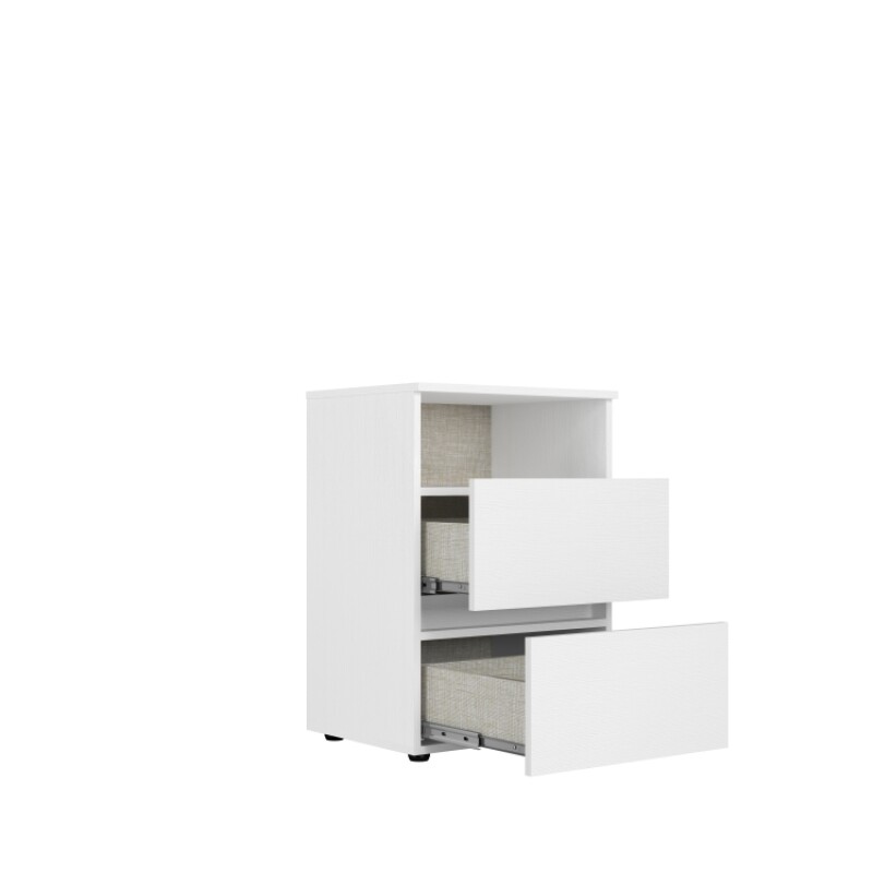 MESA DE LUZ CONDESSA 2 CAJONES BLANCO MESA DE LUZ CONDESSA 2 CAJONES BLANCO
