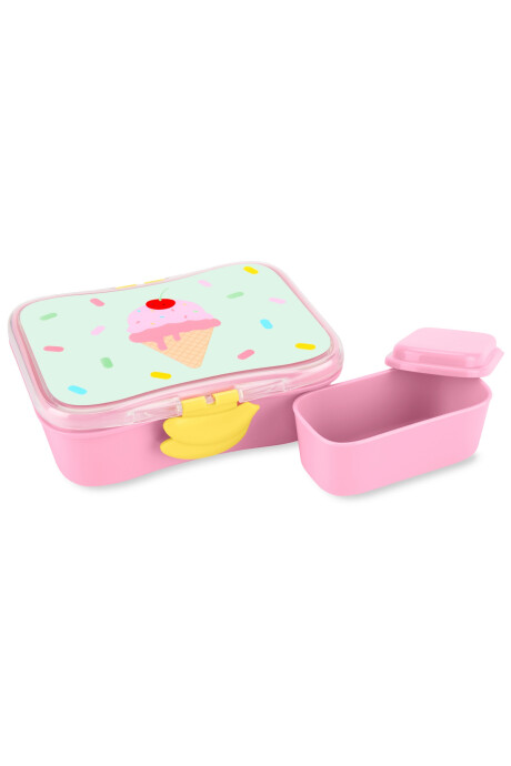 Tupper lonchera 2 en 1, diseño helado Sin color