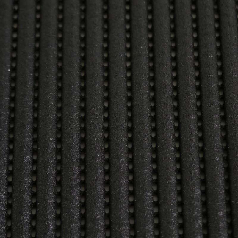 ALFOMBRA NEGRA ANTIDESLIZANTE 50X70CM P/BAÑO Unica