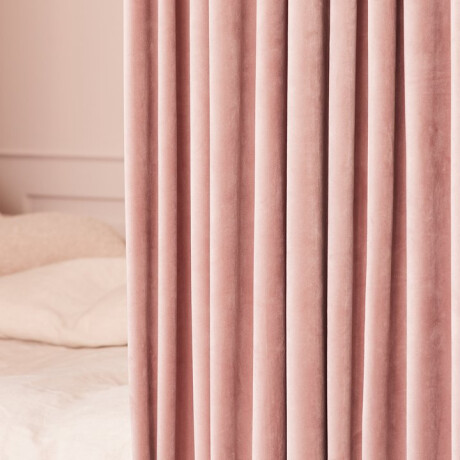 Cortina AUSTRA 1x140x300 terciopelo rosa Rosa