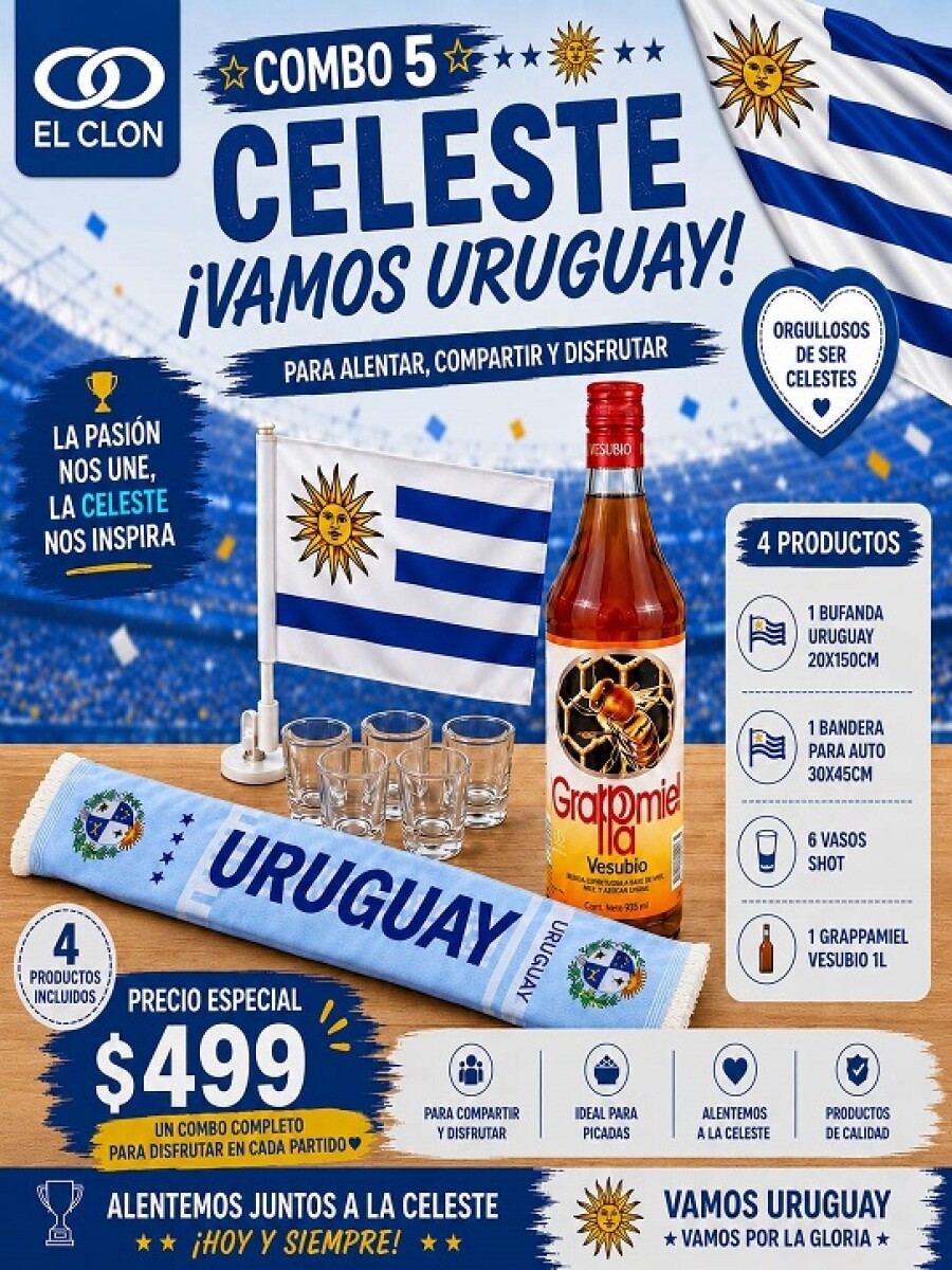 Combo Celeste Nº5 