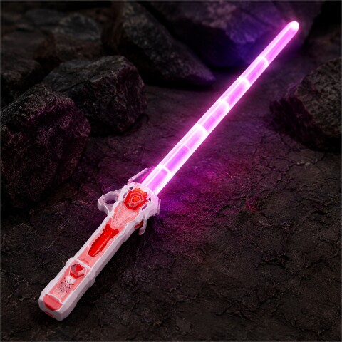 Espada Sable Retráctil con Luz RGB y Sonido Rojo 1