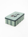 LATA RECTANGULAR ESTAMPADA VERDE (V)