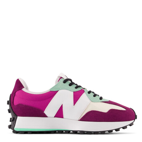 Championes de Mujer New Balance 327 Bordó - Beige - Blanco