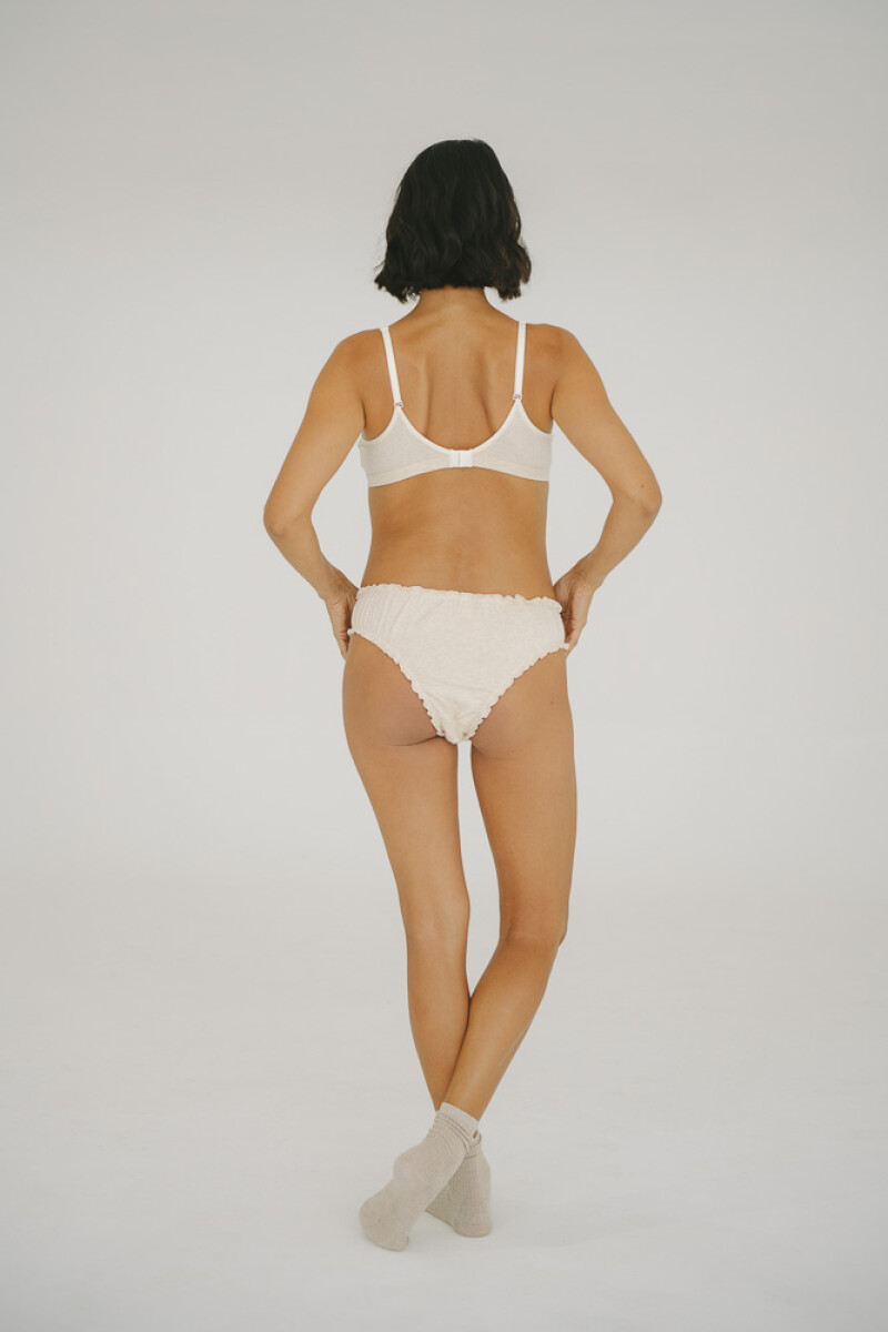 Pantie Cata [B40] Algodón Beige Melange