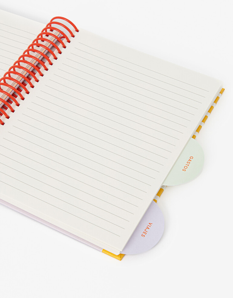 Agendas y Calendarios Planners Planner Tapa Dura Con Espiral - Combinacion Multicolor