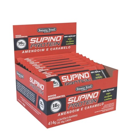Protein Bar Caja x9 Banana Brasil Supino Protein Bar Caja x9 Banana Brasil Supino
