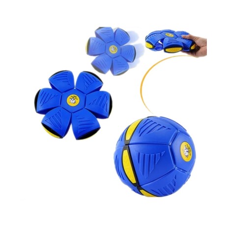 Pelota Mágica Saltarina Plegable 14CM AZUL