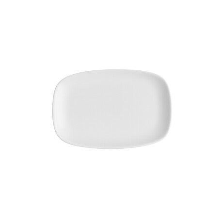 Bandeja Rectangular de Porcelana Blanca 31 x 21 cm Actualite Bandeja Rectangular de Porcelana Blanca 31 x 21 cm Actualite