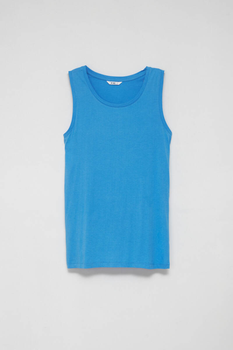 Musculosa sin mangas viscosa - Turquesa 