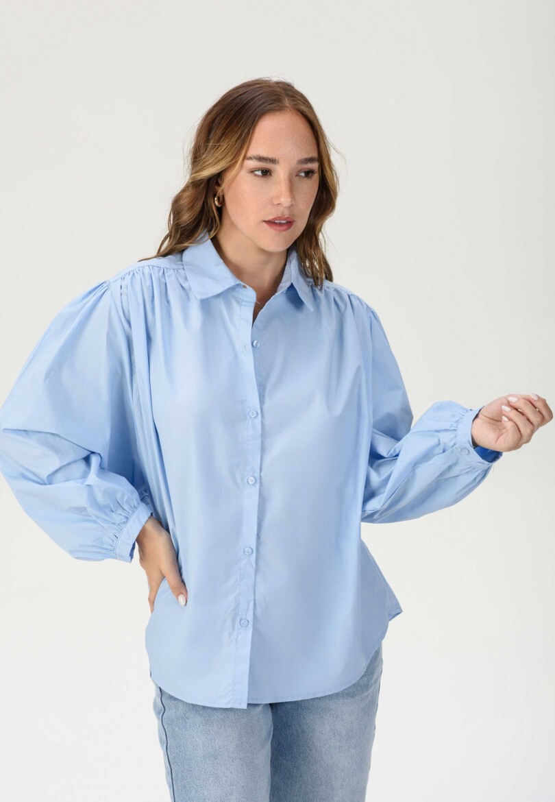 Camisa Bube Celeste