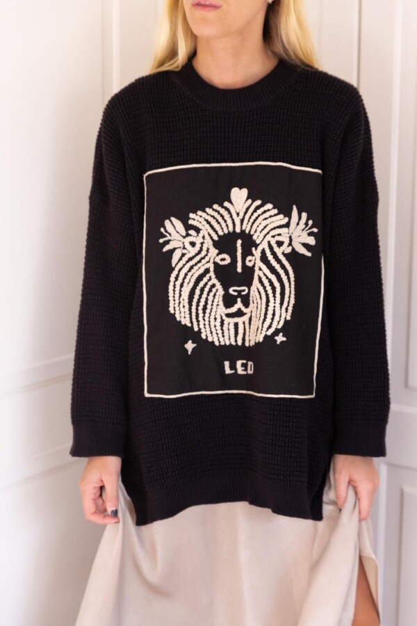 Sweater Leo Negro