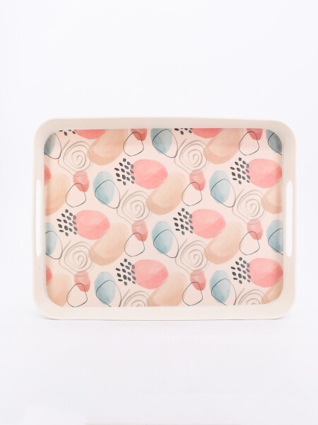 BANDEJA ESTAMPADA BEIGE