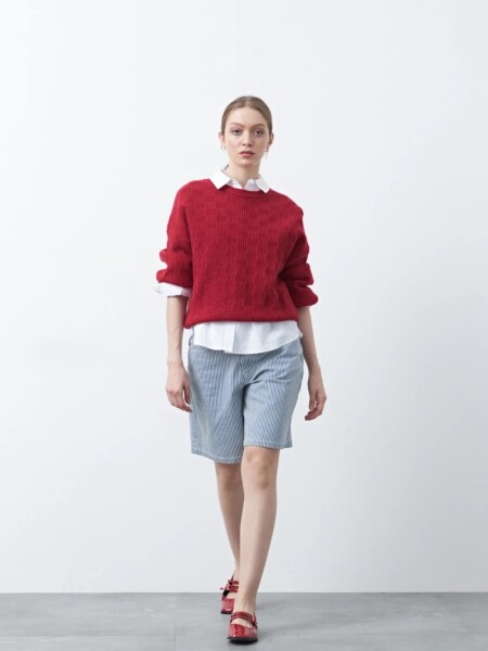 BUZO D.CASSIN CHESS ROJO