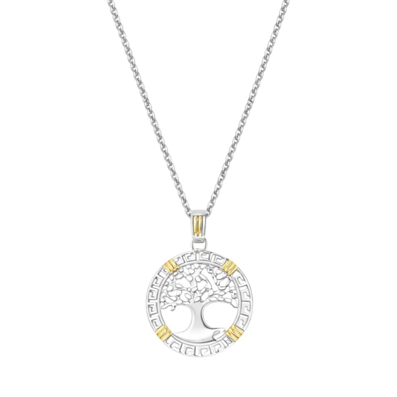 Dije arbol de la vida - Plata 925 y oro - CP4644 sinpiedra