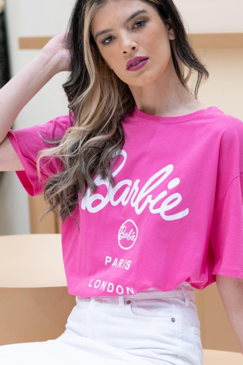 Remera Barbie Rosa