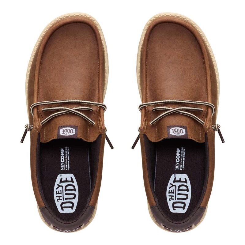 Wally Full Grain Leather Robe Brown/mole Brown