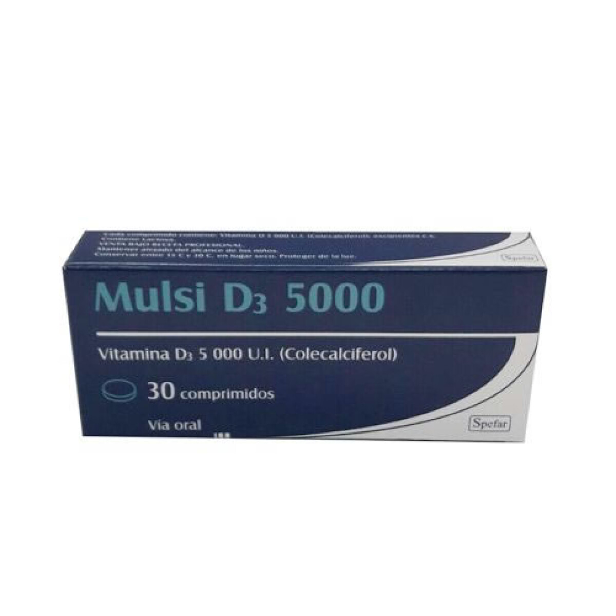 Mulsi D3 5000 UI 30 Comprimidos – Suplemento Vitamina D