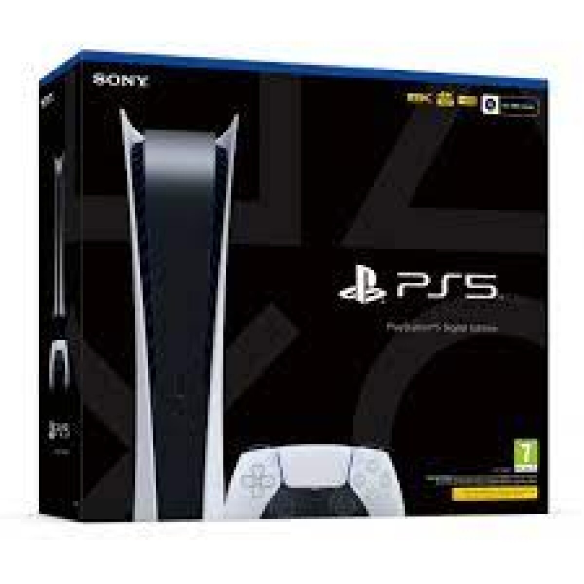 Sony Playstation 5 825GB Digital Color Blanco y Negro - 001 