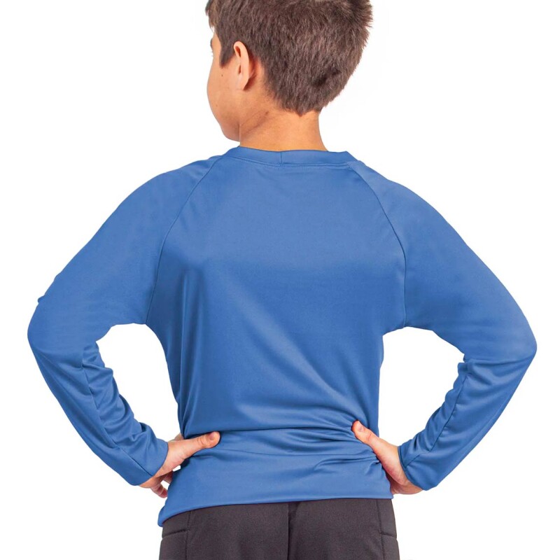 Poker Camisa Manga Larga Uv50+ Junior 4 Azul