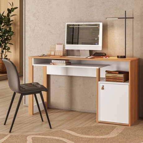 ESCRITORIO VERSA 1 PUERTA - BLANCO/FREIJO ESCRITORIO VERSA 1 PUERTA - BLANCO/FREIJO