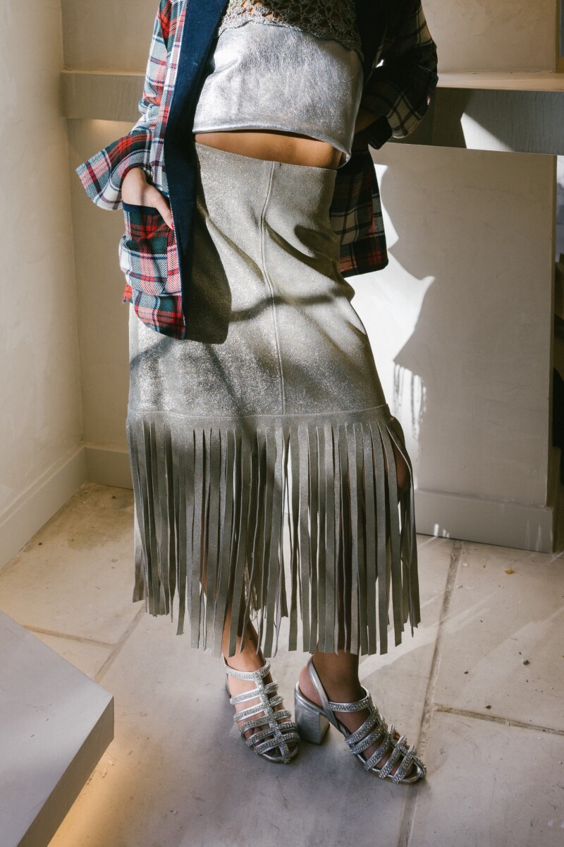Movement Skirt Shinny Champagne