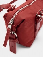 Bolso De Hombro Con Hebillas rojo